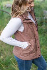 Chestnut Corduroy Vest