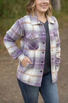 Purple Norah Plaid Shacket