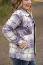 Purple Norah Plaid Shacket