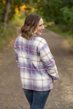 Purple Norah Plaid Shacket