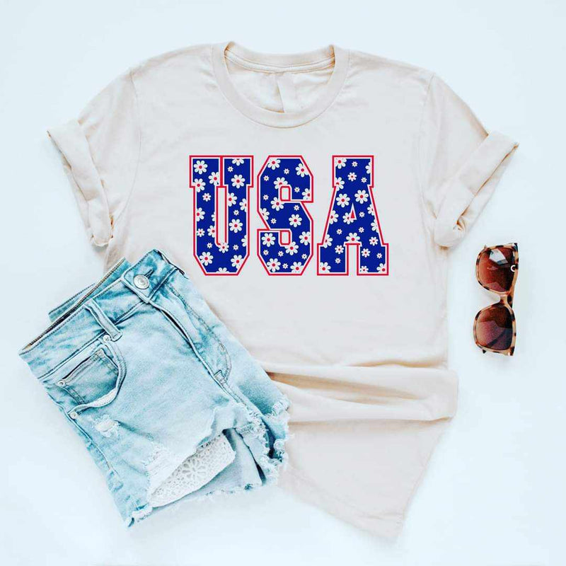 USA Daisy Tee