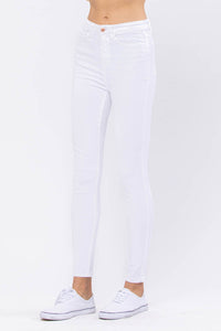 Judy Blue White Essential Skinny Jeans