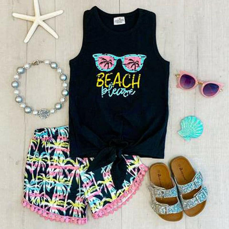 Beach Please Shorts Set