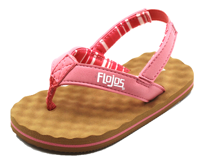 Flojos Tyke Infant Girls Sandals, Coral
