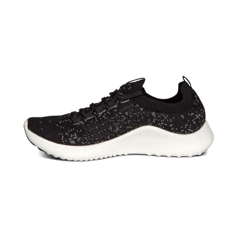 Aetrex Carly Arch Support Sneakers, Black