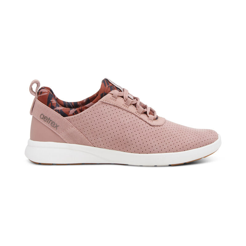 Aetrex Kora Arch Support Sneakers, Mauve