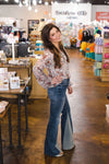 Hello 70's 2-Toned Judy Blue Flare Jeans