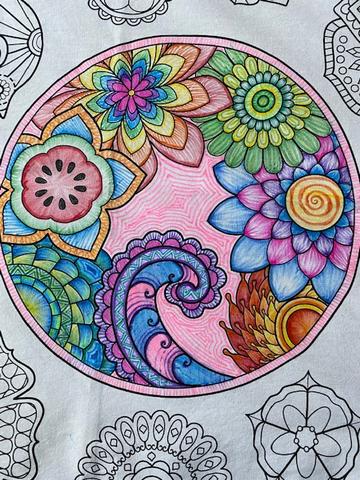 Mandala Coloring Placemats 4 Pack