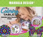 Mandala Coloring Placemats 4 Pack